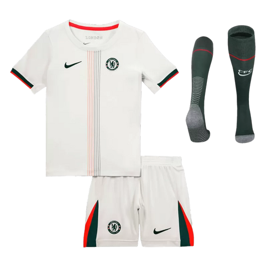 Kid's Chelsea Away Soccer Jersey Kit(Jersey+Shorts+Socks) 2025/26