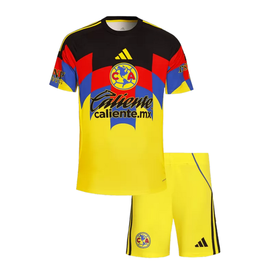 Kid's Club America Home Soccer Jersey Kit(Jersey+Shorts) 2025/26