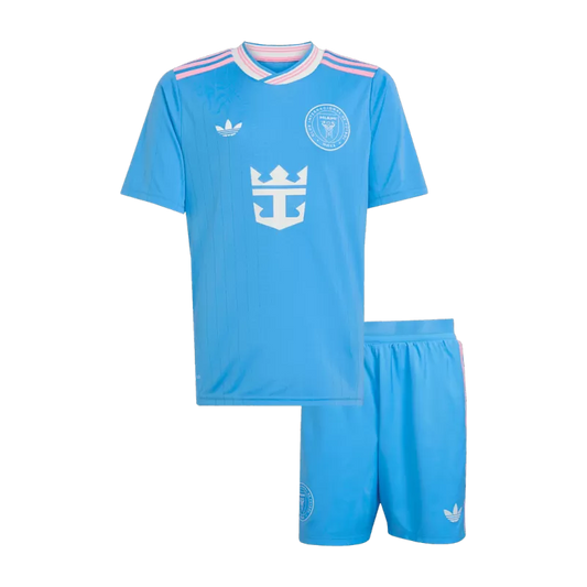 Kid's Inter Miami CF Third Away Soccer Jersey Kit(Jersey+Shorts) 2025