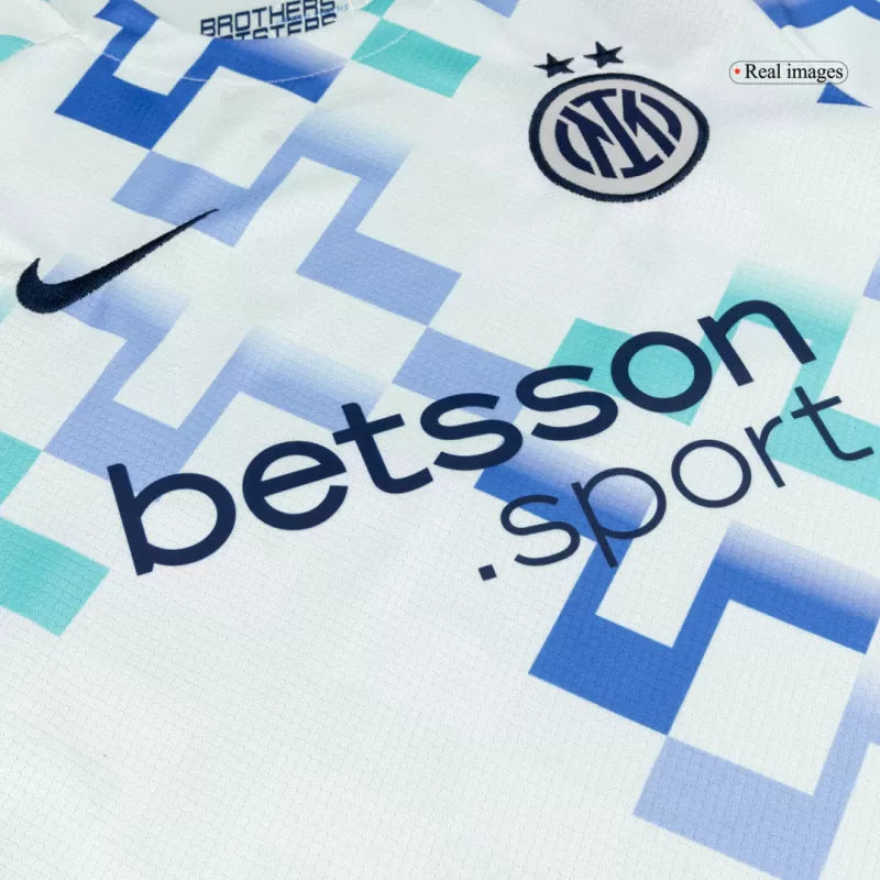 Kid's Inter Milan Away Soccer Jersey Kit(Jersey+Shorts) 2025/26