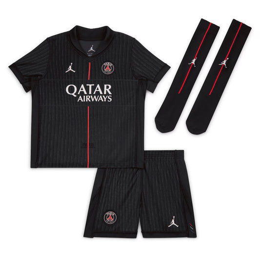 Kid's PSG Fourth Away Soccer Jersey Kit(Jersey+Shorts+Socks) 2025/26