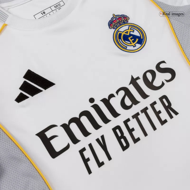 Kid's Real Madrid Home Soccer Jersey Kit(Jersey+Shorts) 2025/26