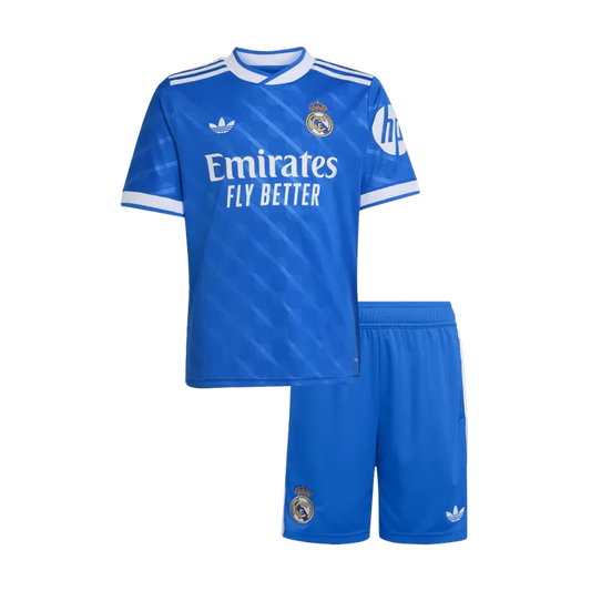 Kid's Real Madrid Third Away Soccer Jersey Kit(Jersey+Shorts) 2025/26