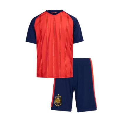 Kid's Spain Home Soccer Jersey Kit(Jersey+Shorts) 2026