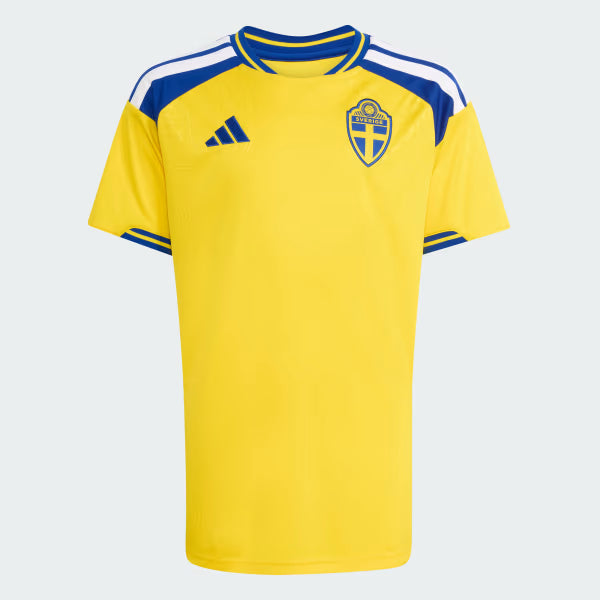 Kid's Sweden Home Soccer Jersey 2026