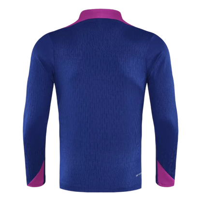 Kid's Barcelona 1/4 Zip Training Kit (Jacket + Pants) 2025/26 - Navy