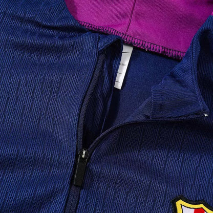 Kid's Barcelona 1/4 Zip Training Kit (Jacket + Pants) 2025/26 - Navy