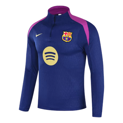 Kid's Barcelona 1/4 Zip Training Kit (Jacket + Pants) 2025/26 - Navy