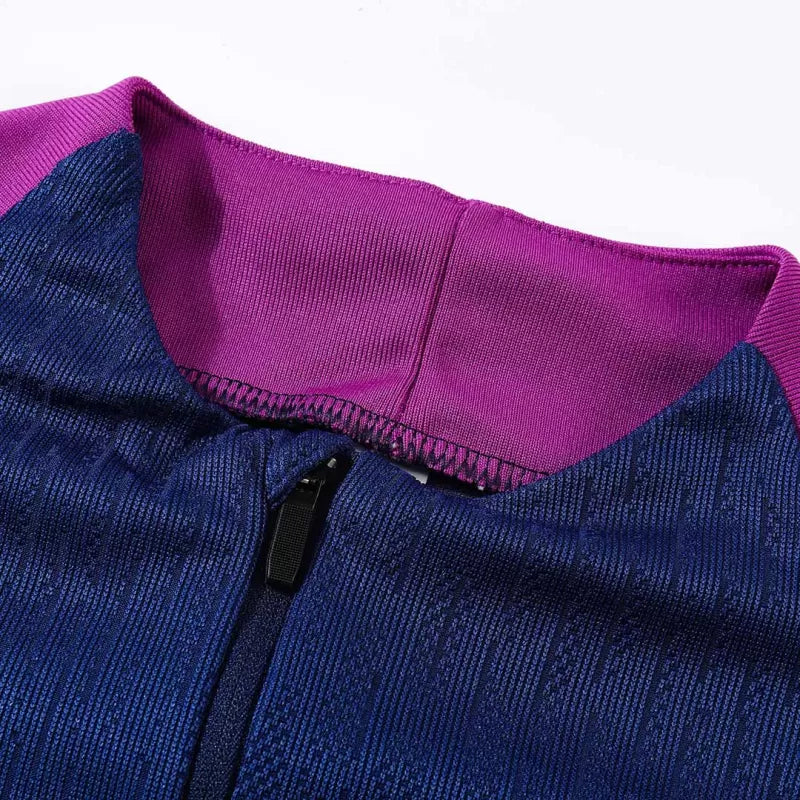 Kid's Barcelona 1/4 Zip Training Kit (Jacket + Pants) 2025/26 - Navy