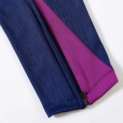 Kid's Barcelona 1/4 Zip Training Kit (Jacket + Pants) 2025/26 - Purple