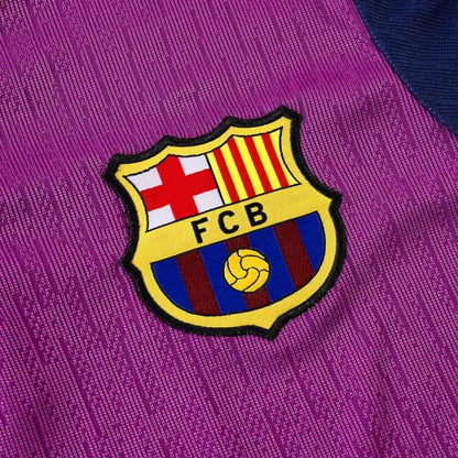 Kid's Barcelona 1/4 Zip Training Kit (Jacket + Pants) 2025/26 - Purple