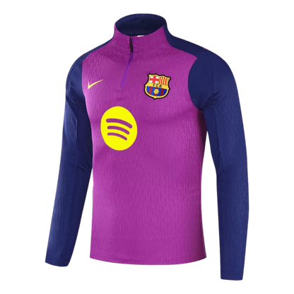 Kid's Barcelona 1/4 Zip Training Kit (Jacket + Pants) 2025/26 - Purple