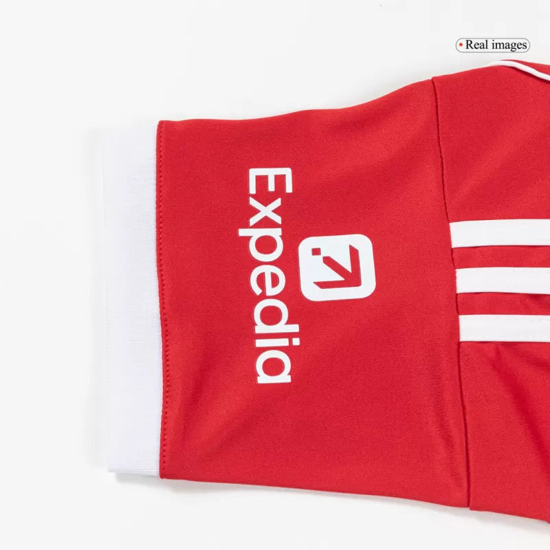 Kids Liverpool Home Soccer Jerseys Kit 2025/26 (Jersey+Shorts)