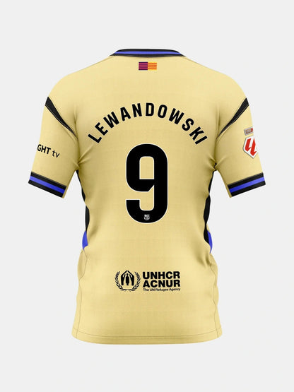 BarcelonaxKobe Bryant Lewandowski #9 Away 2025/26 Soccer Jersey - La Liga topsoccerjerseys.com