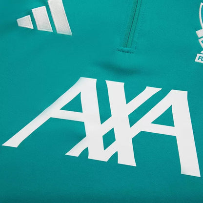 Kid's Liverpool 1/4 Zip Training Jacket Kit (Jacket+Pants) 2025/26 - Green