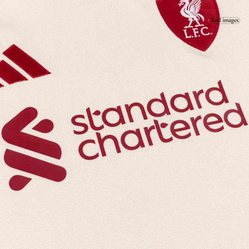 Liverpool Away Long Sleeve Soccer Jersey 2025/26