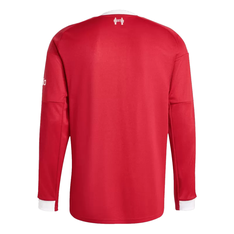Liverpool Home Long Sleeve Soccer Jersey 2025/26