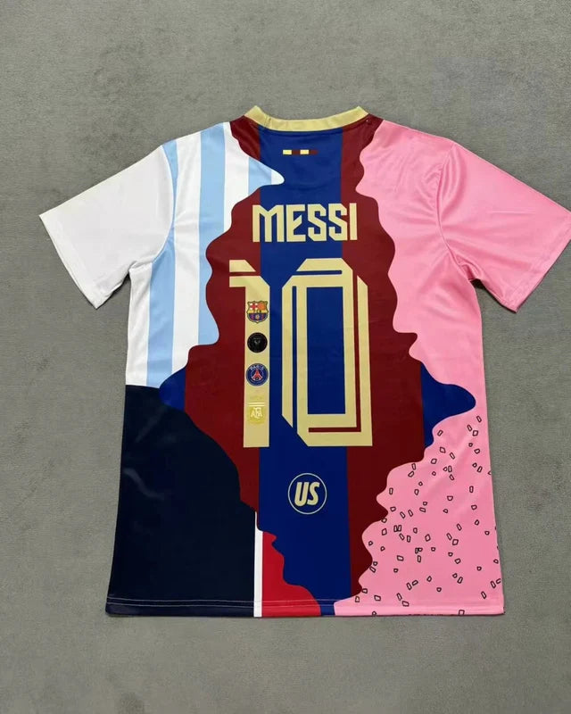 MESSI #10 All Team Tribute Jersey – Limited Edition Fan Shirt ( Barcelona, Paris Saint-Germain (PSG), Inter Miami, and the Argentina National Team.) 2025/26