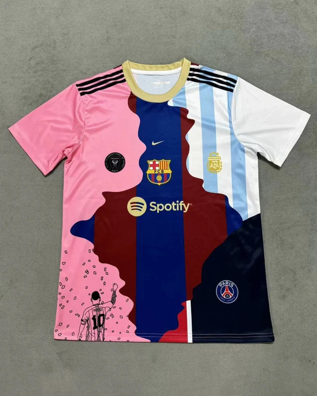 MESSI #10 All Team Tribute Jersey – Limited Edition Fan Shirt ( Barcelona, Paris Saint-Germain (PSG), Inter Miami, and the Argentina National Team.) 2025/26