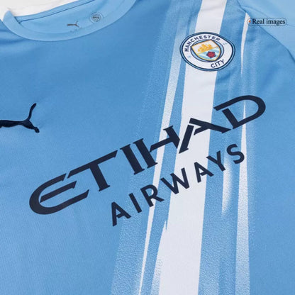 Manchester City Home Jersey Kit (Jersey+Shorts) 2025/26