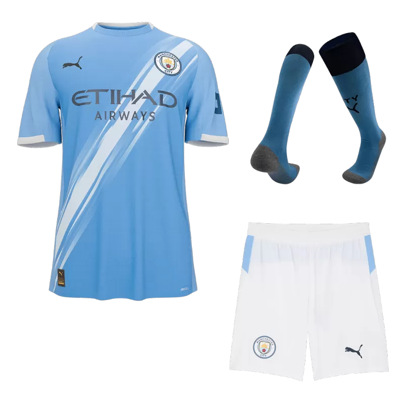 Manchester City Home Jersey Kit (Jersey+Shorts+Socks) 2025/26