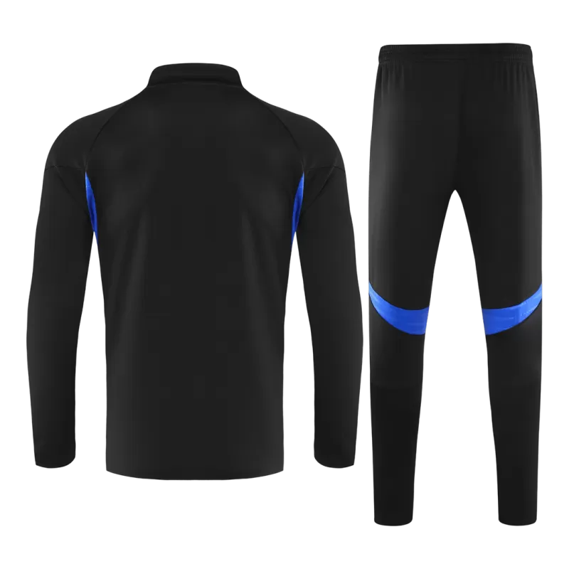 Manchester United 1/4 Zip Training Kit (Jacket+Pants) 2025/26 - Black