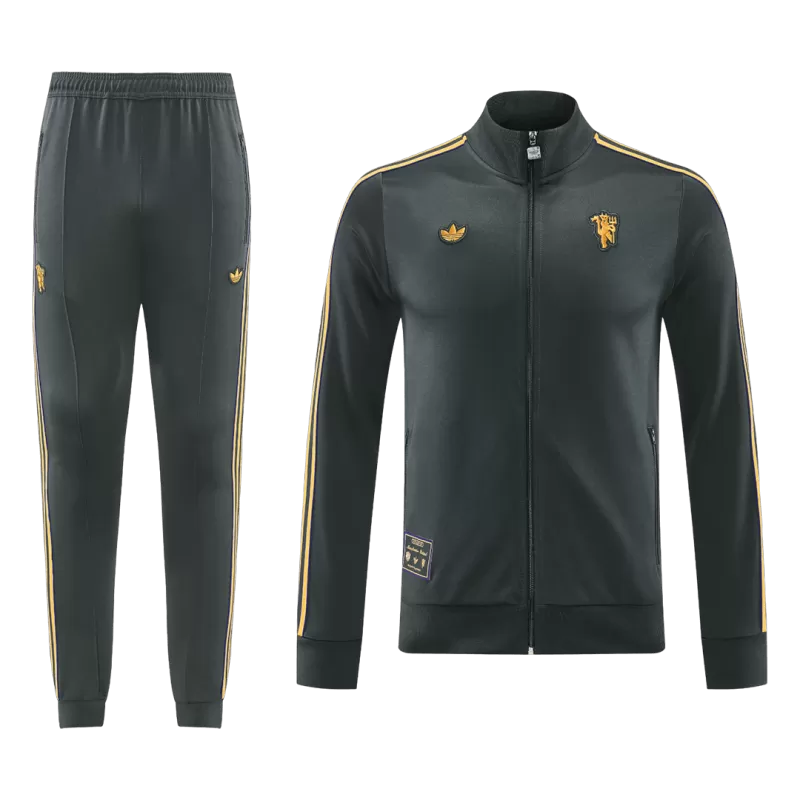 Manchester United Training Jacket Kit (Jacket+Pants) 2025/26 -  Black