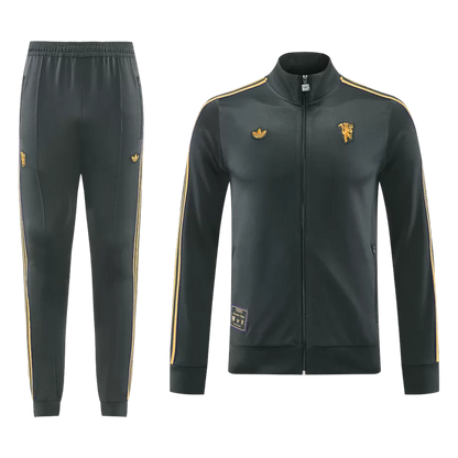Manchester United Training Jacket Kit (Jacket+Pants) 2025/26 -  Black