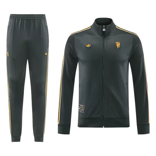 Manchester United Training Jacket Kit (Jacket+Pants) 2025/26 -  Black