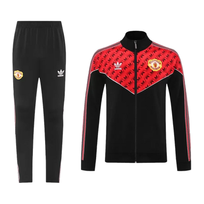 Manchester United Training Jacket Kit (Jacket+Pants) 2025/26 - Red&Black