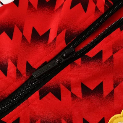 Manchester United Training Jacket Kit (Jacket+Pants) 2025/26 - Red&Black