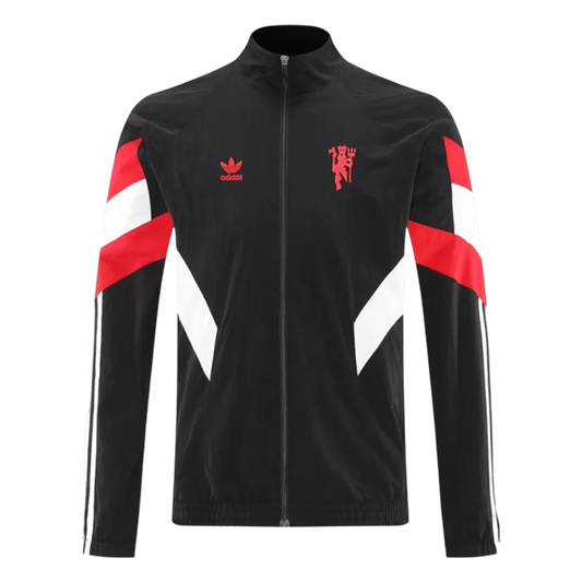 Manchester United Windbreaker Jacket 2025/26 - Black