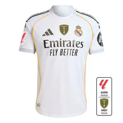 Player Version Real Madrid Home Soccer Jersey 2025/26 Top Soccer Jerseys Store