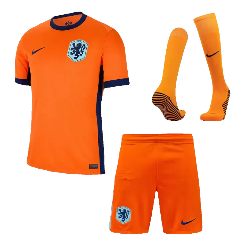 Netherlands Home Soccer Jerseys Full Kit 2024 topsoccerjerseys.com
