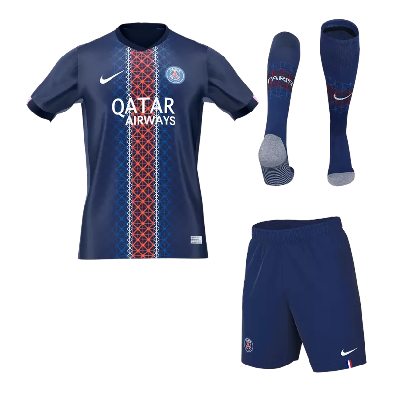 PSG Home Soccer Jersey Kit (Jersey+Shorts+Socks) 2025/26