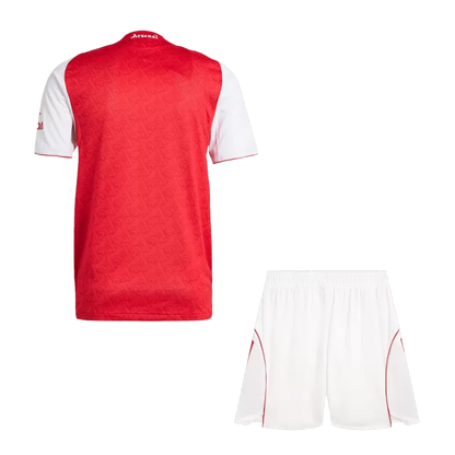 Player Version Arsenal Home Soccer Jersey Kit (Jersey+Shorts) 2025/26 -Slim Fit