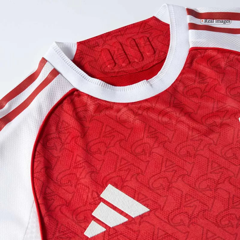 Player Version Arsenal Home Soccer Jersey Kit (Jersey+Shorts+Socks) 2025/26 -Slim Fit