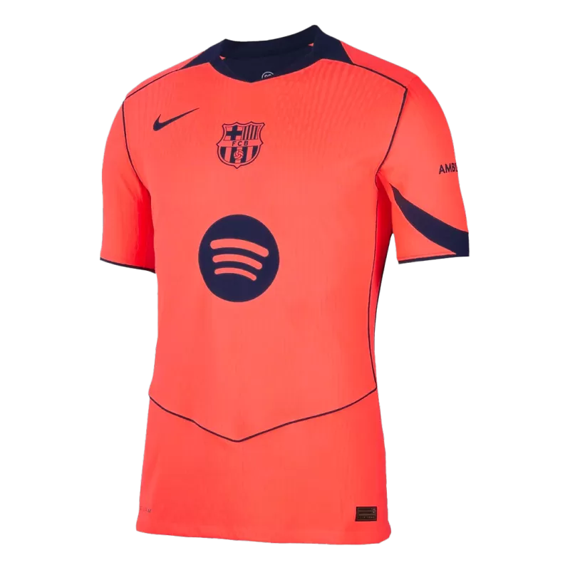 Player Version Barcelona Third Away Soccer Jersey 2025/26- Spotify Logo Without Text - Slim Fit