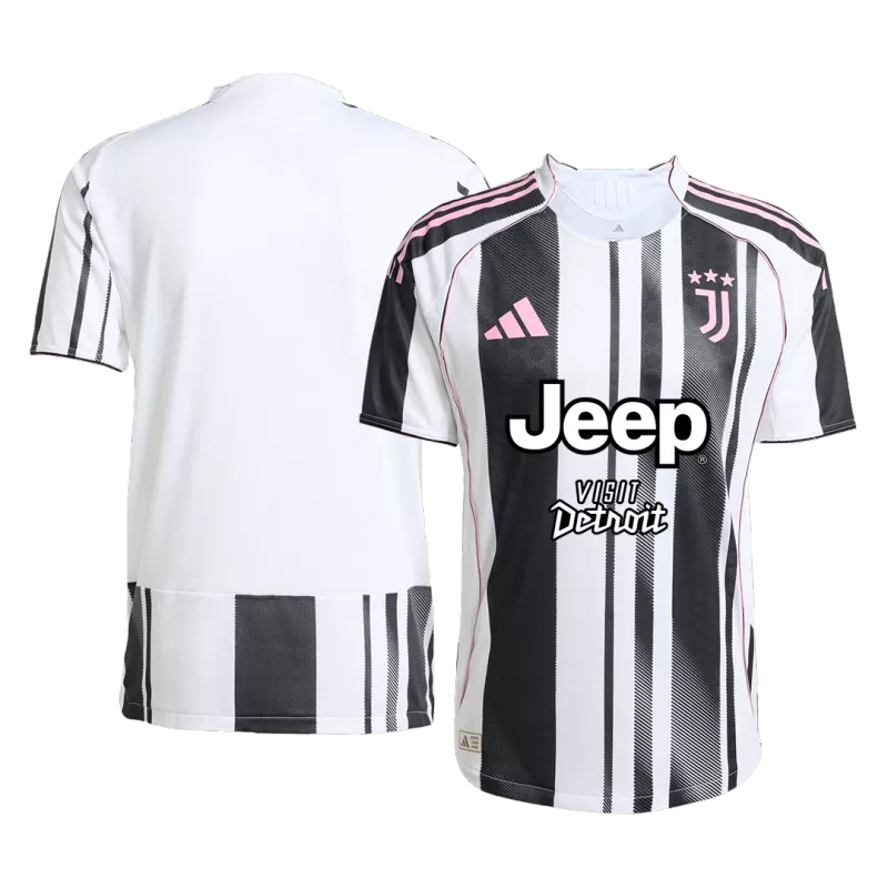 Player Version Juventus Home Soccer Jersey 2025/26 - Slim Fit