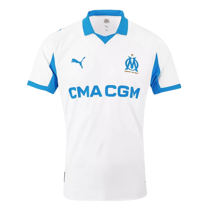 Player Version Marseille Home Soccer Jersey 2025/26 - Slim Fit