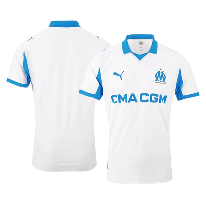 Player Version Marseille Home Soccer Jersey 2025/26 - Slim Fit