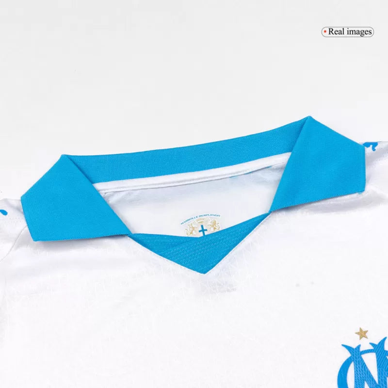 Player Version Marseille Home Soccer Jersey 2025/26 - Slim Fit