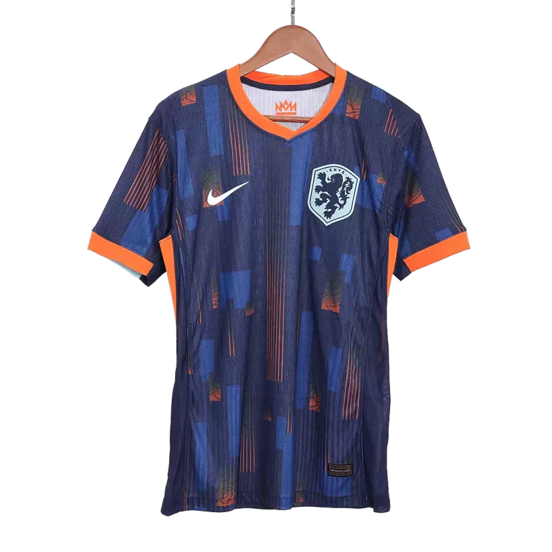 Player Version Netherlands Away Soccer Jersey 2024 EURO - Slim Fit topsoccerjerseys.com