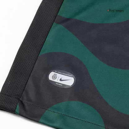 Player Version Sporting CP Soccer Jersey 2025/26 - Black - Slim Fit