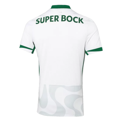 Player Version Sporting CP Soccer Jersey 2025/26 - White - Slim Fit