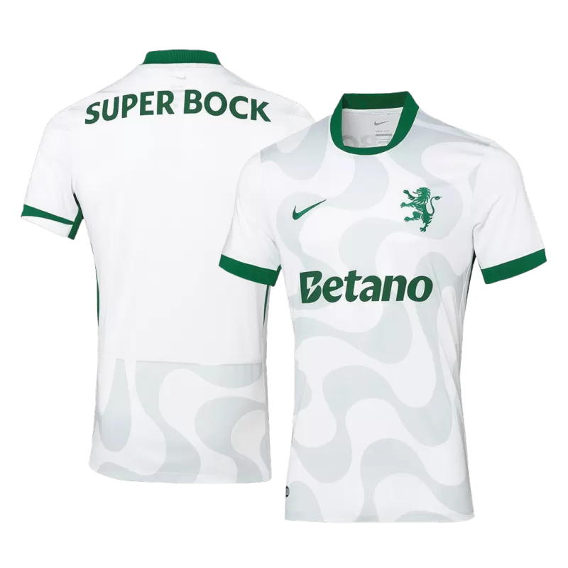 Player Version Sporting CP Soccer Jersey 2025/26 - White - Slim Fit