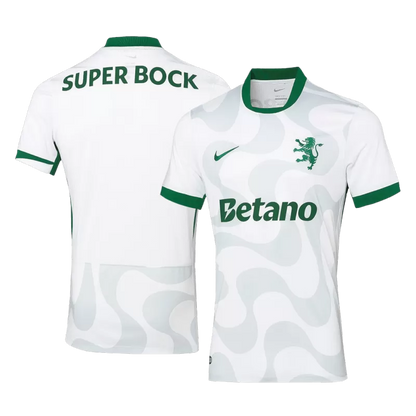Player Version Sporting CP Soccer Jersey 2025/26 - White - Slim Fit