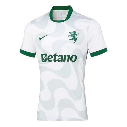 Player Version Sporting CP Soccer Jersey 2025/26 - White - Slim Fit