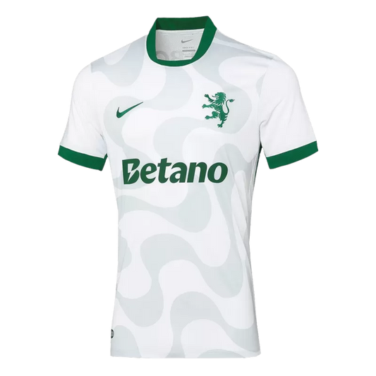Player Version Sporting CP Soccer Jersey 2025/26 - White - Slim Fit