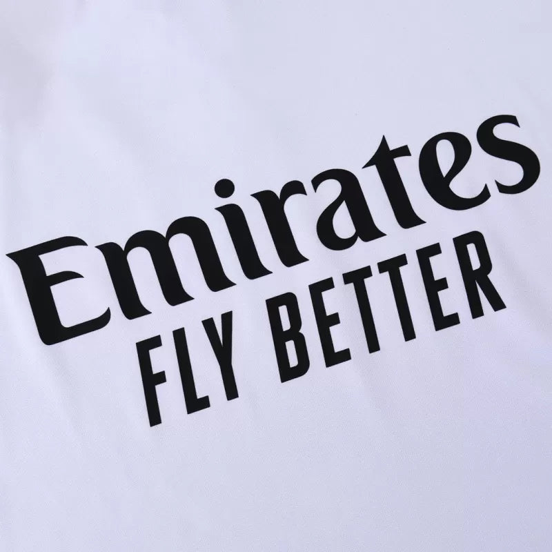 Real Madrid 1/4 Zip Tracksuit Kit (Jacket+Pants) 2025/26 - White